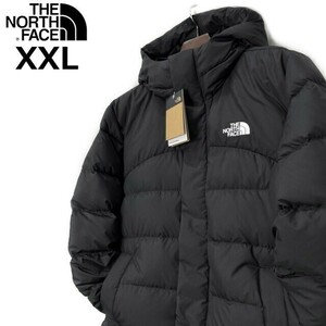 1円～!売切!【正規新品】THE NORTH FACE◆BALTIC DOWN PUFFER HOODIE ダウン US限定 男女兼用 大きいサイズ 防寒 軽量(XXL)黒 190122-100