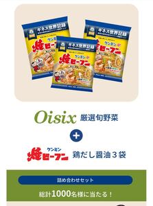 大量当選！レシート懸賞応募★Oisix 厳選旬野菜&焼ビーフン詰め合わせセットが1,000名様に当たる★送料85円・WEB応募