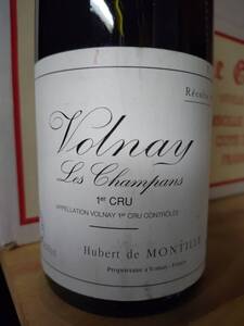 ユベール・ド・モンティーユ.ヴォルネイ・1級・レ・シャンパン 1996.750ml.Hubert de Montille.Volnay 1er Cru Les Champans 1996.