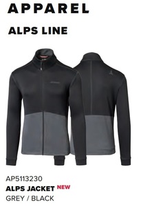 45%OFF!★ATOMIC2024★ALPS LINE/ALPS JACKETグレーxブラック*AP5113230 Size:Ｍ