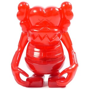 カウズ KAWS ×MEDICOM TOY×BOUNTY HUNTER Skull Kun スカル君 フィギュア 赤 Size【フリー】 【中古品-非常に良い】【中古】