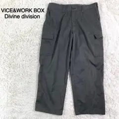 VICE&WORK BOX ストームグレーカラー パワーカーゴパンツ