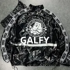 GALFY ガルフィー トラックスーツ ジャージ エナメル 黒 大型犬 XL