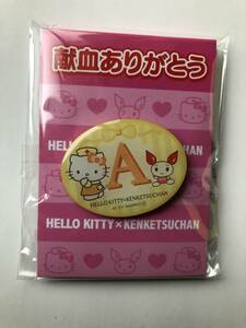 ナースキティ けんけつちゃん ピンバッジ 献血 赤十字 愛知県 ピンバッチ ピンズ A型