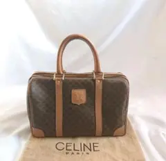 美品 CELINE マカダム柄 ハンドバッグ ミニハンドバッグ