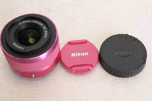 送料600円。現状。ニコン Nikon Nikon1 10-30mmF3.5-5.6 VR　ピンク 管理2