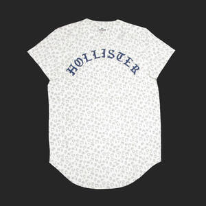 ★SALE★Hollister/ホリスター★ひょう柄プリント半袖Tシャツ (White/M)