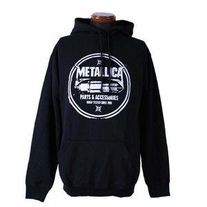 ag2●新品 黒 Mサイズ●メタリカ METALLICA パーカー スウェットパーカ PARKA//バンド ロック パンク メタル