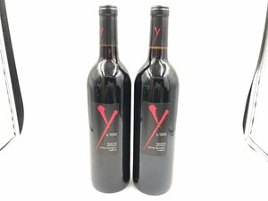 9/5 B656-AH★未開栓 y by YOSHIKI ENCORE 2022 CABERNET 2本まとめ★クール便不可/容量 750ml/アルコール分 13.5%/ワイン/DD0 DF0