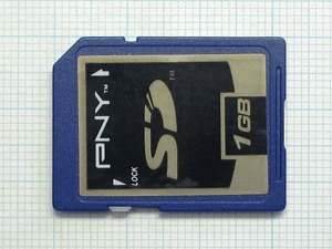 ★ＰＮＹ ＳＤメモリーカード １ＧＢ 中古★送料８５円・１８５円