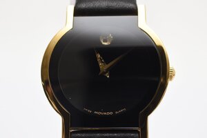 モバード 87.C6.820.2 ラウンド ゴールド クォーツ レディース 腕時計 MOVADO