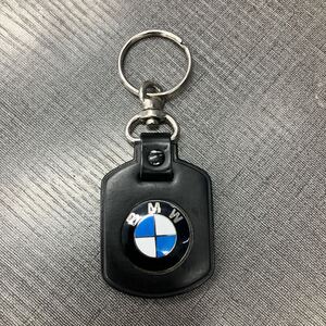 BMW 純正 BMWキーホルダー レザーキーホルダー 本革 黒 ブラック 70