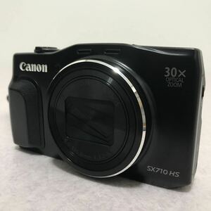 【超美品】コンパクトデジタルカメラ パワーショット キャノン SX710HS Wi-Fi ブラック PowerShot Wifi HS Canon