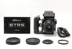 【美品】Zenza Bronica ETR Camera AE II Prism Finder 75mm F/2.8 ゼンザ ブロニカ フィルム カメラ #B-9