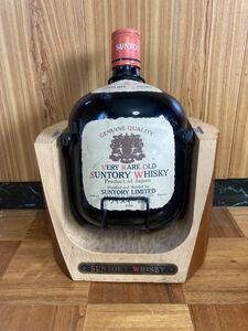 サントリー ウイスキー ボトルラック ボトルホルダー ディスプレイ 特級空ビン SUNTORY OLD 当時物