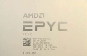 EPYC 7F52 1個 中古サーバー用CPUCPU EPYC 