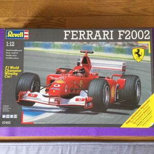 絶版　入手困難Revell レベル 1/12 F1 フェラーリ F2002 No07493 ＋タブデザインマールボロデカール付　内袋未開封品未組立