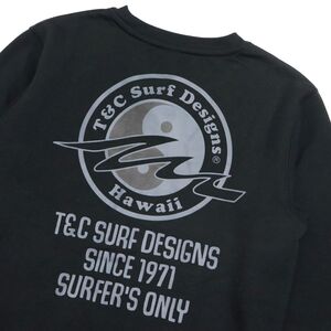 ★タウン＆カントリー T＆C SURF DESIGNS 新品 メンズ 暖かい 裏起毛 スウェット トレーナー 黒 XLサイズ [DM7320-08-LL] 一 三 参★QWER★