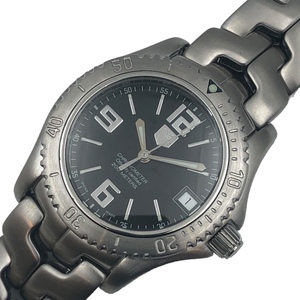 タグ・ホイヤー TAG HEUER リンク WT5210 ブラック ステンレススチール 腕時計 メンズ 中古