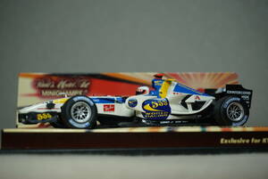 1/43 555 中国GP 再現仕様 バリチェロ MINICHAMPS HONDA RA106 #11 Barrichello 2006 ホンダ RA 106 shanghai 上海 タバコデカール加工