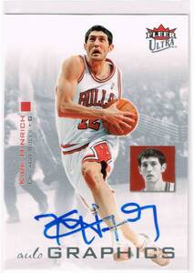 2007-08 NBA Fleer Ultra Autographics Blue #AU-KH Kirk Hinrich Auto Autograph フレア ウルトラ カーク・ハインリック 直筆サイン