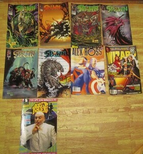 ★SPAWN 6冊★WIZARD ALEX ROSS★WIZARD★WIZAED AUSTIN POWER★英語版★11冊セット★海外作品★レターパックプラス発送可能！