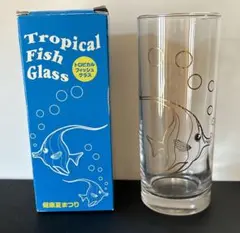 東洋ガラス　トロピカルフィッシュ　グラス　コップ　昭和レトロ