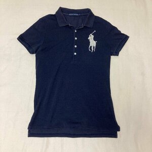 RALPH LAUREN　ビッグポニー（ビーズ） ポロシャツ　ネイビー/紺　L　KK-RL-KM-2371