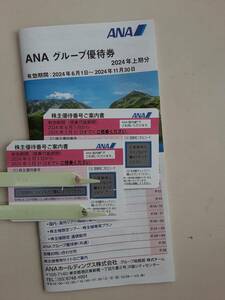送料無料 ANA 全日空　株主優待券２枚　最新版　2025年5月３１日までの搭乗　ANAグループ優待券冊子付き　郵送のみ