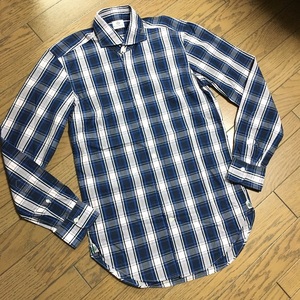 美品BEAMS　チェックシャツ　ビームス