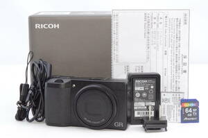 【極美品】リコー GR III APC-S デジタルカメラ （64GB SDカード、保証書、元箱付き）＃P0612406011Y