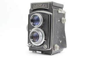 【訳あり品】 Queenflex Tri-Lausar 8cm F3.5 二眼カメラ C7990