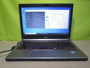 富士通 LIFEBOOK E E736/M【SSD搭載】　Celeron 3955U 2.0GHz　【Windows10 Pro】 Libre Office 充電可 保証付 [87729]