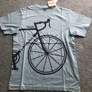 ユニクロ　ビアンキ　Tシャツ　M BIANCHI imola 自転車