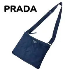 PRADA ショルダーバッグ ポシェット サコッシュ 三角ロゴ テスートナイロン