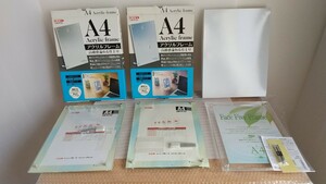 アクリルフレーム A4 クルーズ×2 A.P.J.×1 未使用品×1 使用品×1