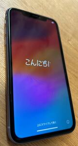 Apple iPhone 11 128GB パープル SIMフリー　動作正常 美品 バッテリー83%