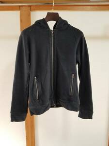 junhashimoto　ジュンハシモト　heavy stretch sweat PARKA　ブラック　サイズ　3　【M】