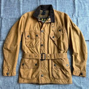 美品 廃版 Barbour バブアー International インターナショナル サイズC36/91cm 日本サイズM程 英国製 三井物産 オイルド ブラウン系