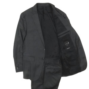 ヒューゴボス HUGO BOSS スーツ セットアップ GUABELLO社 Stretch Tailoring テーラード ジャケット 2B スラックス パンツ 46 グレー