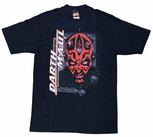 極美 STAR WARS スターウォーズ DARTH MAUL ダースモール プリント 半袖 Tシャツ / USA製 映画