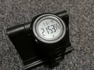 LAD WEATHER PEDOMETER MASTER II クォーツ腕時計 デジタル ラバーベルト　中古現状品　要電池交換 レターパックプラス発送