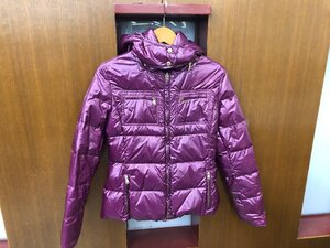 【MARELLA　SPORT】マレーラスポーツ　レディス　フーディダウンジャケット　シャインパープル　XLサイズ　SY02-E4T　