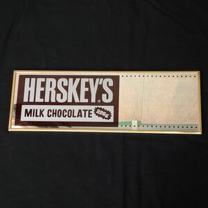 HERSKEY‘S CHOCOLATE ハーシーチョコレート パブミラー ビンテージ 約45.5㎝×15㎝　1203014/SR18Ｓ