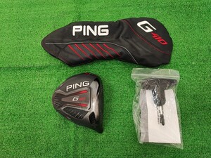 ★中古人気/PING ピン G410 PLUS ドライバーヘッド/ロフト9/純正ヘッドカバー/レンチ