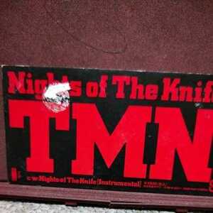 ★③★　レンタルアップ品です。TMNのシングルCD「Nights of the Knife」　ジャケにシールはがし跡あり。