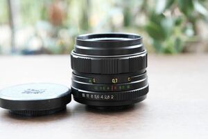 送料無料 分解清掃済み Helios-44M-4 58mm f2 ヘリオス M42ぐるぐるボケ オールドレンズ 単焦点 022