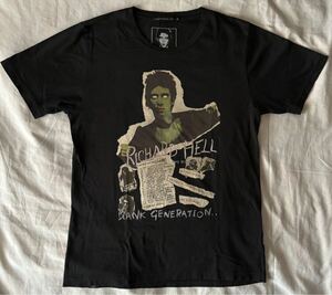 RICHARD HELL BLANK GENERATION Tシャツ by THEE HYSTERIC XXX / HYSTERIC GLAMOUR　黒　サイズ：M