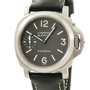 【3年保証】 パネライ ルミノール マリーナ PAM00061 C番 茶 スモセコ 手巻き メンズ 腕時計
