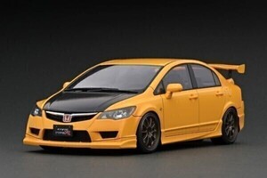 【イグニッションモデル】 1/18 ホンダ シビック (FD2) TYPE R Yellow [IG2831]★未開封新品！